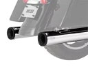 Vance & Hines 4 インチ エリミネーター 400 クローム スリップオン マフラー ブラック エンド キャップ付き (16708) Vance &...