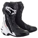 アルパインスターズ スーパーテック R メンズ オートバイ ブーツ ブラック/ホワイト Alpinestars Supertech R Mens Motorcy...