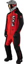 FXRリクルートF.A.S.T.断熱メンズスノーモノスーツ ブラック/レッド FXR Recruit F.A.S.T. Insulated Mens Snow ...