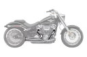コブラ スピードスター ショーツ レース プロ クローム エキゾースト システム サテン ブラック チップ付き (6793) Cobra Speedster Shorts Race Pro Chrome Exhaust System w/Satin Black Tips (6793)