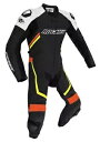 Joe Rocket Speedmaster 7.0 メンズ 1ピース レザー オートバイ スーツ ブラック/ハイビズ Joe Rocket Speedmast...
