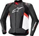 アルパインスターズ ミサイル V3 メンズ レザー オートバイ ジャケット ブラック/ホワイト/レッド Alpinestars Missile V3 Mens ...