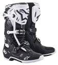 アルパインスターズ テック 10 メンズ MX オフロード ブーツ ブラック/ホワイト Alpinestars Tech 10 Mens MX Offroad ...