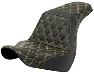 ѡ WORLDҸˤ㤨֥ɥ ƥåץå ֥å  - ե르ɳʻҥƥå (A818-29-175GOL Saddlemen Step-Up Black Seat - Full Gold Lattice Stitch (A818-29-175GOLפβǤʤ168,300ߤˤʤޤ