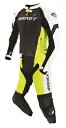 Joe Rocket Speedmaster 7.0 メンズ レザー オートバイ 2 ピース スーツ Hi-Vis/ホワイト Joe Rocket Speedm...