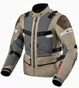 Rev'It Cayenne 2 メンズ テキスタイル オートバイ ジャケット サンド Rev'It Cayenne 2 Mens Textile Motorc...