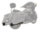 Bassani 4 インチ DNT ストレートカン スリップオン マフラー ブラック ブラック エンド キャップ付き (1F73DNT5) Bassani 4