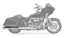 Bassani 4 インチ DNT スリップオン メガホン クローム マフラー クローム エンド キャップ付き (1F572DNT6) Bassani 4