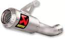 アクラポビッチ チタン ラウンド スリップオン マフラー 円錐キャップ付き (S-H10SO18-CBT) Akrapovic Titanium Round Slip-On Muffler w/Conical Cap (S-H10SO18-CBT)