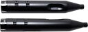 S&S デュアル ブラック MK45 スリップオン マフラー ブラック トレーサー エンド キャップ付き (550-0625) S&S Dual Black M...