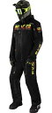 FXR マーベリック ライト メンズ スノー モノスーツ ブラック/インフェルノ FXR Maverick Lite Mens Snow Monosuit Bl...