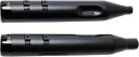 S&S デュアル ブラック MK45 スリップオン マフラー ブラック スラスター エンド キャップ付き (550-0666) S&S Dual Black M...