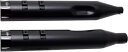 S&S デュアル ブラック MK45 スリップオン マフラー ブラック トレーサー エンド キャップ付き (550-0670) S&S Dual Black M...