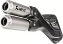 アクラポビッチ チタン デュアル ラウンド スリップオン マフラー 円錐キャップ付き (S-D9SO10-HIFFT) Akrapovic Titanium Dual Round Slip-On Mufflers w/Conical Cap (S-D9SO10-HIFFT)