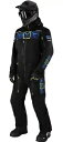 FXR Maverick FAST メンズ インサレーテッド スノー モノスーツ ブラック/ブルー/ハイビズ FXR Maverick FAST Mens In...