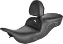 Saddlemen ヒーター付きロードソファ カーボン ブラック シート 運転席背もたれ付き (897-07-185BRHC) Saddlemen Heated Roadsofa Carbon Black Seat w/Driver Backrest (897-07-185BRHC)