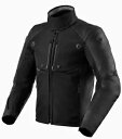 Rev'It Valve H2O メンズ オートバイ ジャケット ブラック Rev'It Valve H2O Mens Motorcycle Jacket Bl...