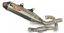 プロサーキット Ti-6 チタンフルエキゾーストシステム カーボンエンドキャップ付き (0352245F) Pro Circuit Ti-6 Titanium ...