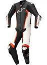 Alpinestars Missile V2 メンズ オートバイ 1ピース レザー スーツ ブラック/ホワイト/レッド Alpinestars Missile ...