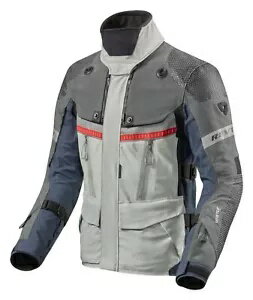 Rev'It ドミネーター 3 GTX メンズ ゴアテックス ジャケット シルバー/ブルー Rev'It Dominator 3 GTX Mens Gore-T...