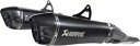 アクラポビッチ ブラックチタン スリップオンマフラー (S-S13SO4-HRAATBL) Akrapovic Black Titanium Slip-On M...