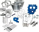 S&S 100 インチ コンプリート チェーン ドライブ パワー パッケージ パフォーマンス キット シルバー (330-0662) S&S 100