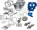 S&S 110 インチ ギア ドライブ パワー パッケージ パフォーマンス キット シルバー (330-0667) S&S 110