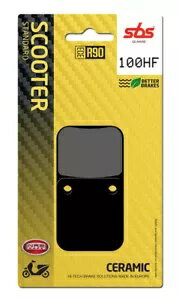 2002 デリム メッセージ II 50 SBS シンター フロント ブレーキ パッド 100HF- 2002 Daelim Message II..