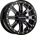 Raceline A71MB マンバ ビードロック ブラックアウト UTV ホイール 15x6 4/156 5+1 サテンブラック Raceline A71MB Mamba Beadlock Blackout UTV Wheel 15x6 4/156 5+1 Satin Black