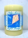CALGON TAKE ME AWAY LIGHT BREEZE ピラーキャンドル 3インチ x 4インチ (購入者にはキャンドル1個がプレゼントされます) C...