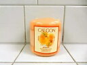 Calgon Take Me Away ピーチ ピラー キャンドル 2.75 オンス (購入者はキャンドル 3 本をプレゼント) CALGON TAKE ME ...