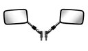 スズキ GSF 600 2001 用ペアクロームミラー Pair Chrome Mirrors For Suzuki GSF 600 2001(2)