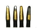 インジケータ LED シーケンシャル フロー ウェーブ フルセット 4 ポラリス ユーロ RXL SKS 1993 用 Indicators LED Sequential Flow Wave Full Set 4 For Polaris Euro RXL SKS 1993(2)