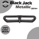 ハーレー ストリート/エレクトラ ウルトラ バットウィング LED ベント トリム インサート ブラック ジャック メタリック For Harley Street/Electra Ultra Batwing LED Vent Trim Insert BLACK JACK METALLIC