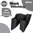 ハーレー 14+ ブラックステッチ CVO サドルバッグライナー、テーパードバッグボトムス用 FIts Harley 14+ Black Stitching CVO Saddlebag Liner For Tapered Bags Bottoms