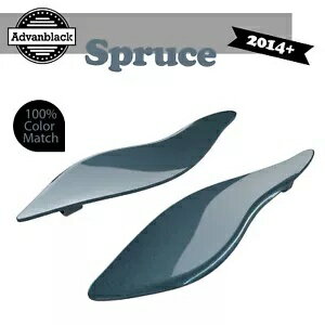 エア ディフレクター バットウィング フェアリング ディフレクター ウィンド 14+ ハーレー スプルースに適合 Air Deflectors Batwing Fairing Deflectors Wind Fits 14+ Harley SPRUCE