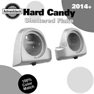 HARD CANDY SHATTERED 6.5インチ スピーカーポッド 下部ベント付きフェアリング 2014年以降 ハーレー用 HARD CANDY SHATTERED 6.5" Speaker Pods Lower Vented Fairings For 2014+ Harley
