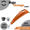 バハ オレンジ ロープロファイル タンク ダッシュ コンソール 08+ ハーレー ツーリングに適合 Baja Orange Low-Profile Tank Dash Console Fits for 08+ Harley Touring