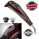 Twisted Cherry ロープロファイル タンク ダッシュ コンソール 燃料ガスタンクキャップ ハーレー 08+ に適合 Twisted Cherry Low-Profile Tank Dash Console Fuel Gas Tank Cap Fits Harley 08+