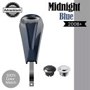 ミッドナイトブルー ロープロファイル タンク ダッシュ コンソール & 燃料ガス タンク キャップ ハーレー 08+ に適合 Midnight Blue Low-Profile Tank Dash Console & Fuel Gas Tank Cap Fits Harley 08+