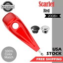 スカーレットレッド ロープロファイル タンク ダッシュ コンソール ハーレー ツーリング FLHX FLTR 2008+ に適合 Scarlet Red Low-Profile Tank Dash Console Fits Harley Touring FLHX FLTR 2008+