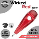 Wicked Red ロープロファイル タンク ダッシュ コンソール 燃料ガス キャップ ハーレーダビッドソン 2008+用 Wicked Red Low-Profile Tank Dash Console Fuel Gas Cap for Harley Davidson 2008+