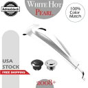 ホワイトホットパール ロープロファイルタンクダッシュコンソール ハーレーツーリング FLHX FLTR 08+ に適合 White Hot Pearl Low-Profile Tank Dash Console Fits Harley Touring FLHX FLTR 08+