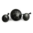 Advanblack 7インチ ブラックアウト LED ヘッドライト補助パッシングランプ ハーレーツーリング用 Advanblack 7" Blackout LED Headlight Auxiliary Passing Lamps For Harley Touring