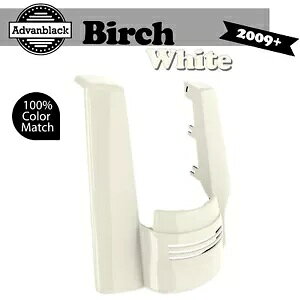 2 in 1 ストレッチ リアフェンダー エクステンション バーチ ホワイト ハーレー ツーリング 2009+用 2 ..