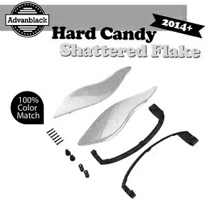 エアディフレクター バットウィング フェアリング ウィンド 14+ ハーレーに適合 ハードキャンディー シャッタード フレーク Air Deflectors Batwing Fairing Wind Fits 14+ Harley HARD CANDY SHATTERED FLAKE