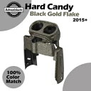 ハーレー ロード グライド ハード キャンディ ブラック ゴールド フレーク ゲージ クラスター カバー アドバンブラックに適合 Fit Harley Road...