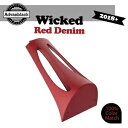 WICKED レッドデニム ABS プラスチックチンスポイラー M8 ハーレー ローワー ライダー ストリート ボブに適合 WICKED RED DENIM ABS Plastic Chin Spoiler Fits M8 Harley Lower Rider Street Bob