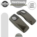 ハードキャンディーブラックゴールドフレーク 6x9 インチサドルバッグスピーカー蓋ハーレー 2014+ Hard Candy Black Gold Flake ...
