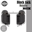 Advanblack ブラック ジャック メタリック 下部ベンテッド フェアリング 2014 年以降のハーレー ツーリングに適合 Advanblack BLACK JACK METALLIC Lower Vented Fairing Fits 2014+ Harley Touring